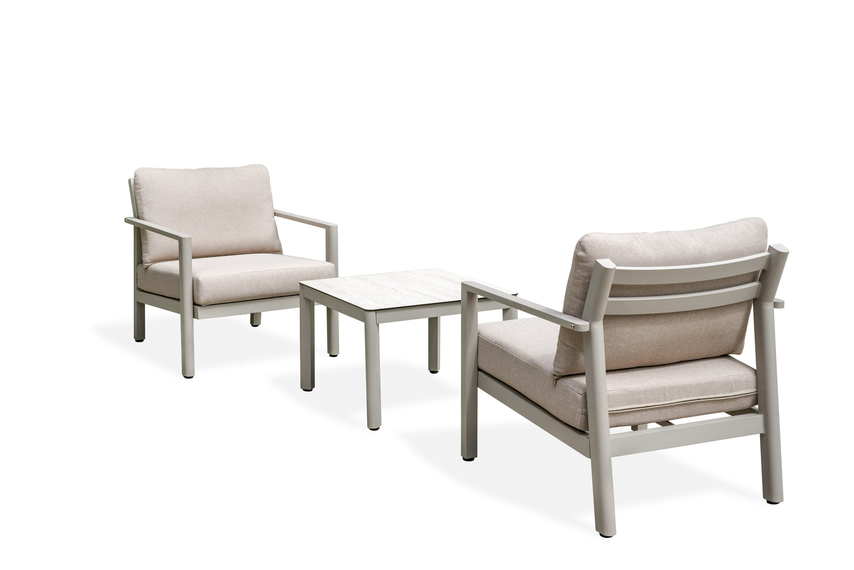 42551-cherishoutdoor-sofa-set-s21- Outdoor Lounge Chair Set with Square Coffee Table 42551 - Image 1