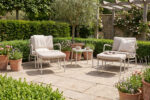 44290 Armless Outdoor Lounge Set with Ottomans – 2 Armless Chairs, 2 Ottomans & Square Coffee Table - Image 3