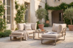 Aluminum Outdoor Lounge Set 52698 - Image 2