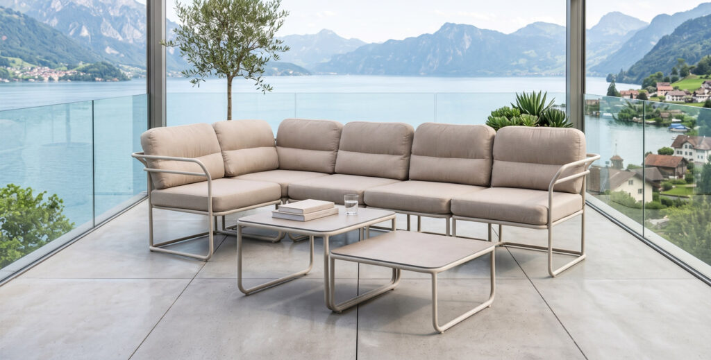 minimalist outdoor modular sofa