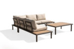 Outdoor Modular Sofa Set Collection with Integrated Polywood Side Table 51660 - Image 7